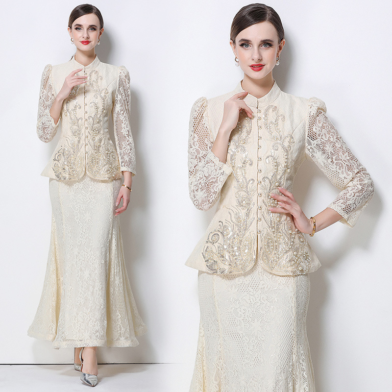 Embroidery Blouse - 2026 New Elegant Noble Style Heavy
