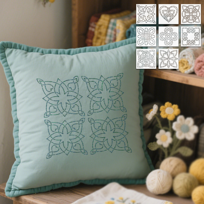 Embroidery Motif - YOMDID 8pcs Ancient Symbol Pattern Sewing