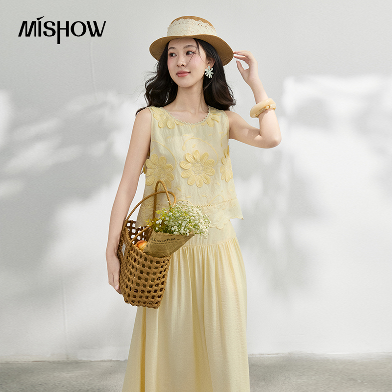 MISHOW French Floral Embroider - огляд і ціна Embroidery Blouse