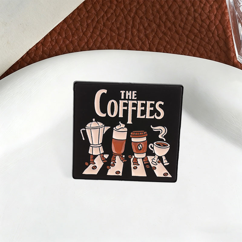 The Coffees Enamel Pins Abbey  - огляд і ціна Embroidery Initials