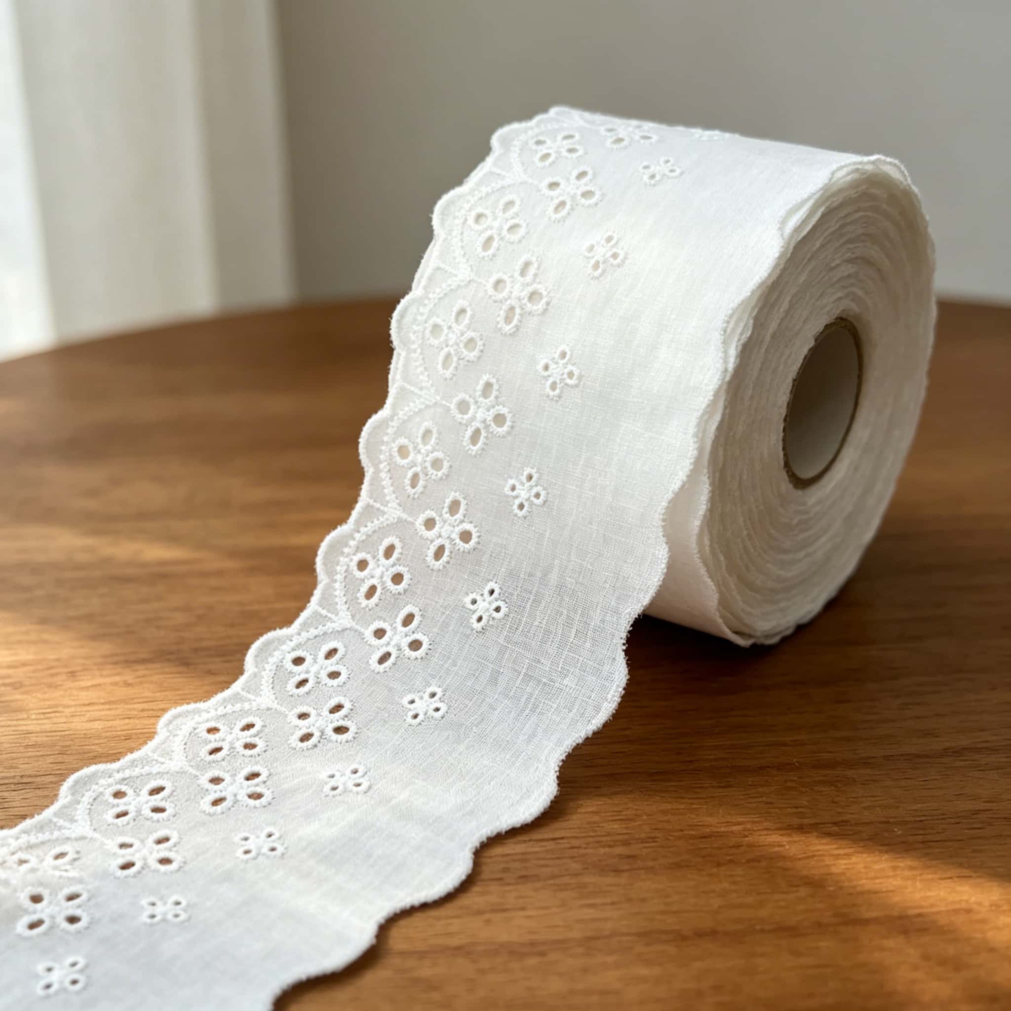 7.5cm Cotton Eyelet Lace Trim  - огляд і ціна Embroidery Eyelet