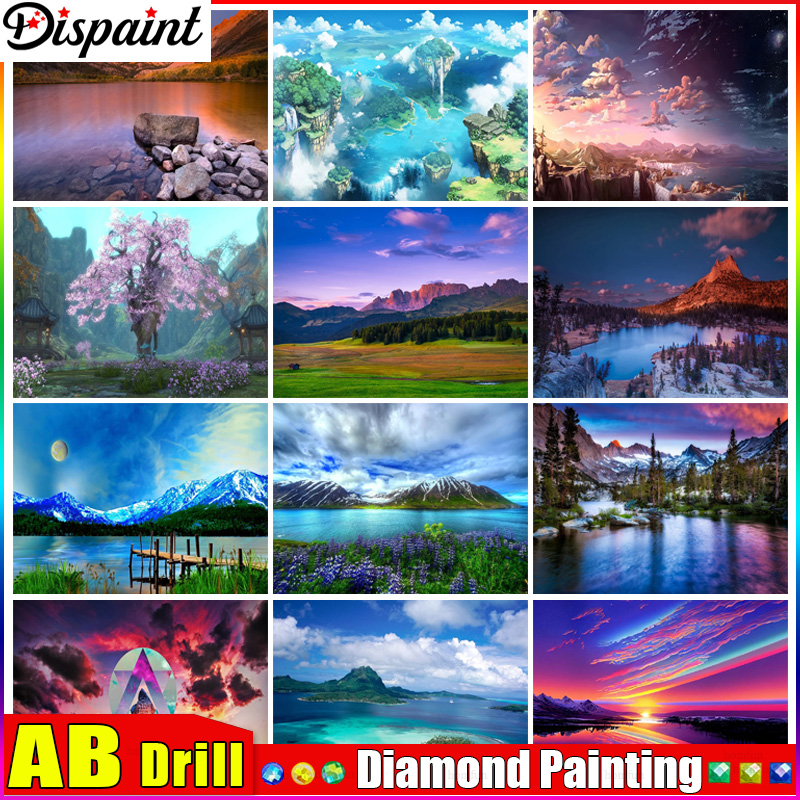 Dispaint AB Diamond Painting F - огляд і ціна Embroidery Roll Pattern