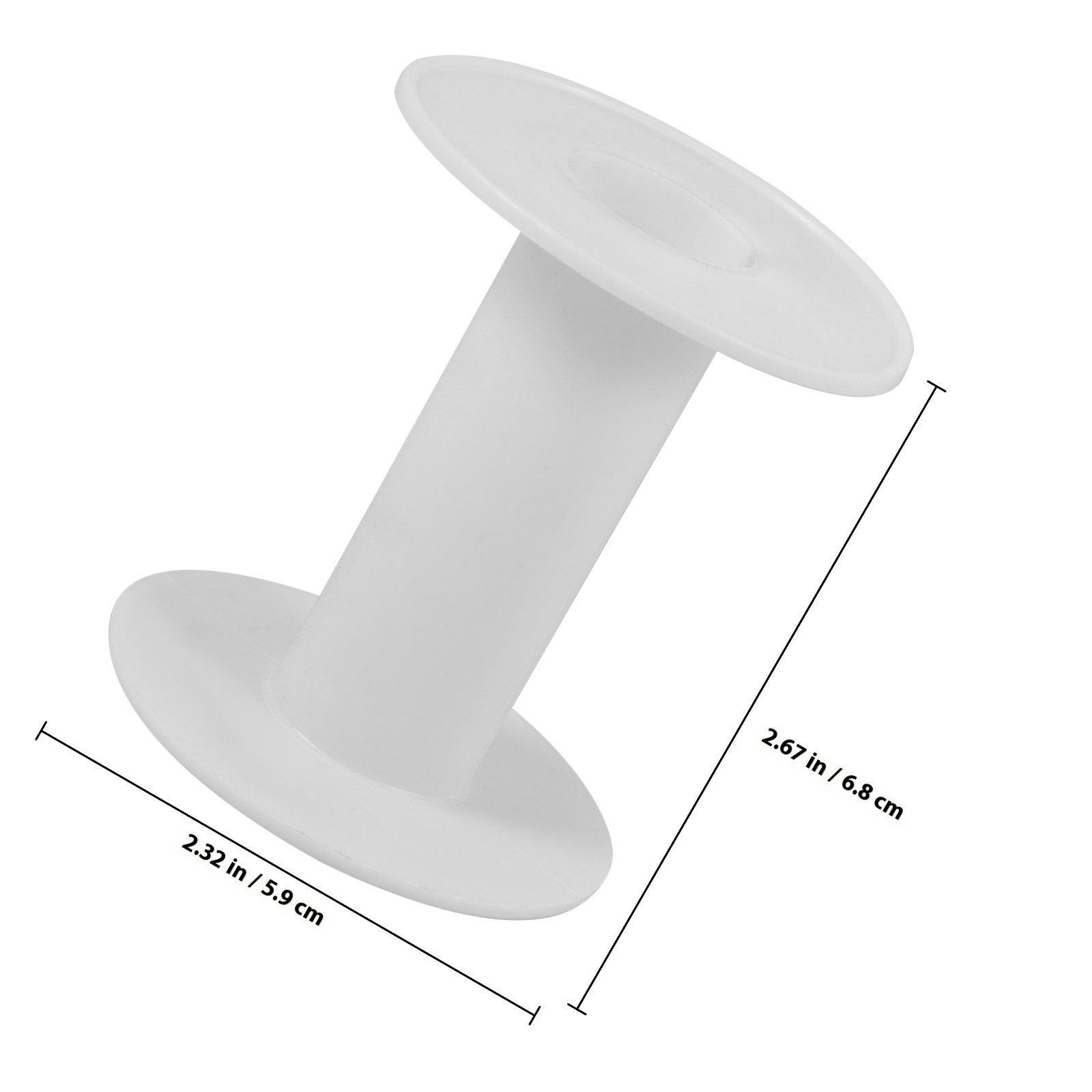 10Pcs Plastic Spools White Ver - огляд і ціна Embroidery Thread Yarn