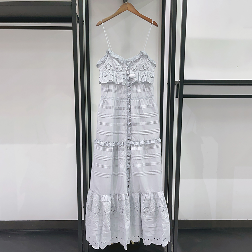 2026 Summer 100% Cotton Spaghe - огляд і ціна Embroidery Eyelet