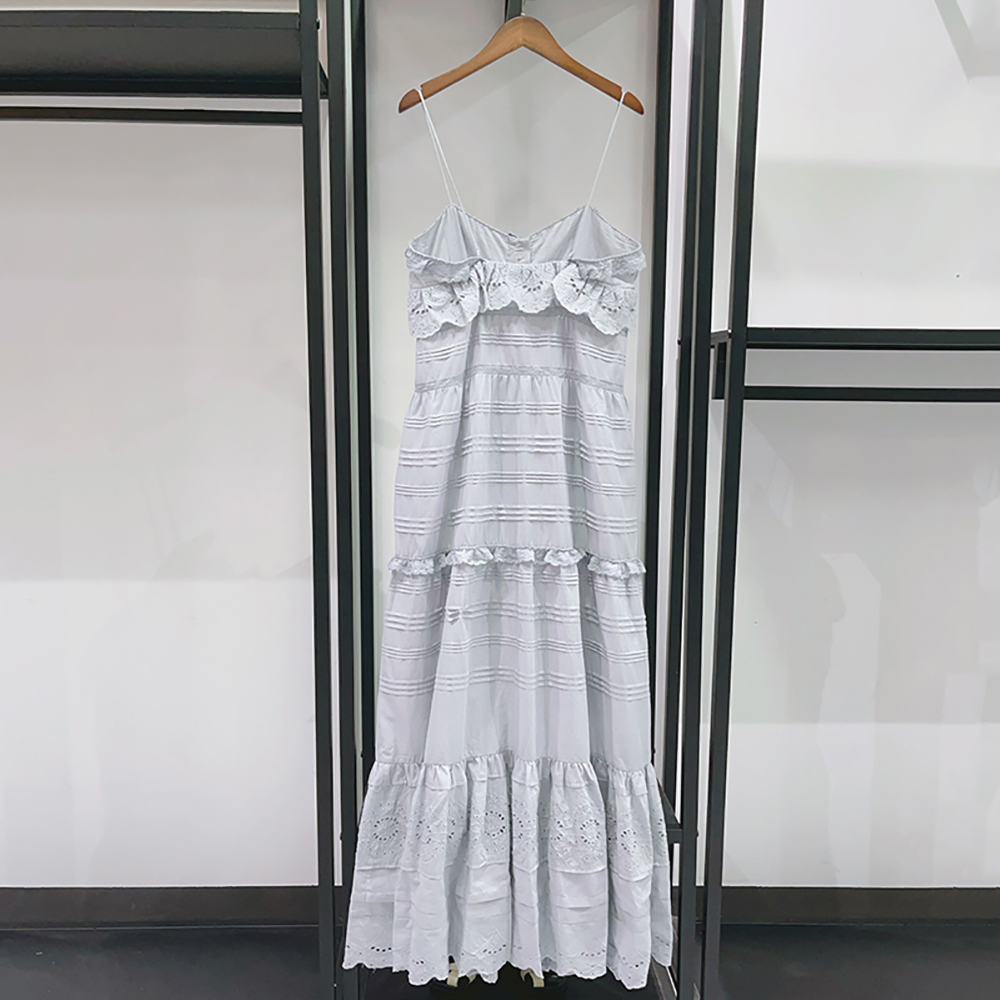 2026 Summer 100% Cotton Spaghe - огляд і ціна Embroidery Eyelet