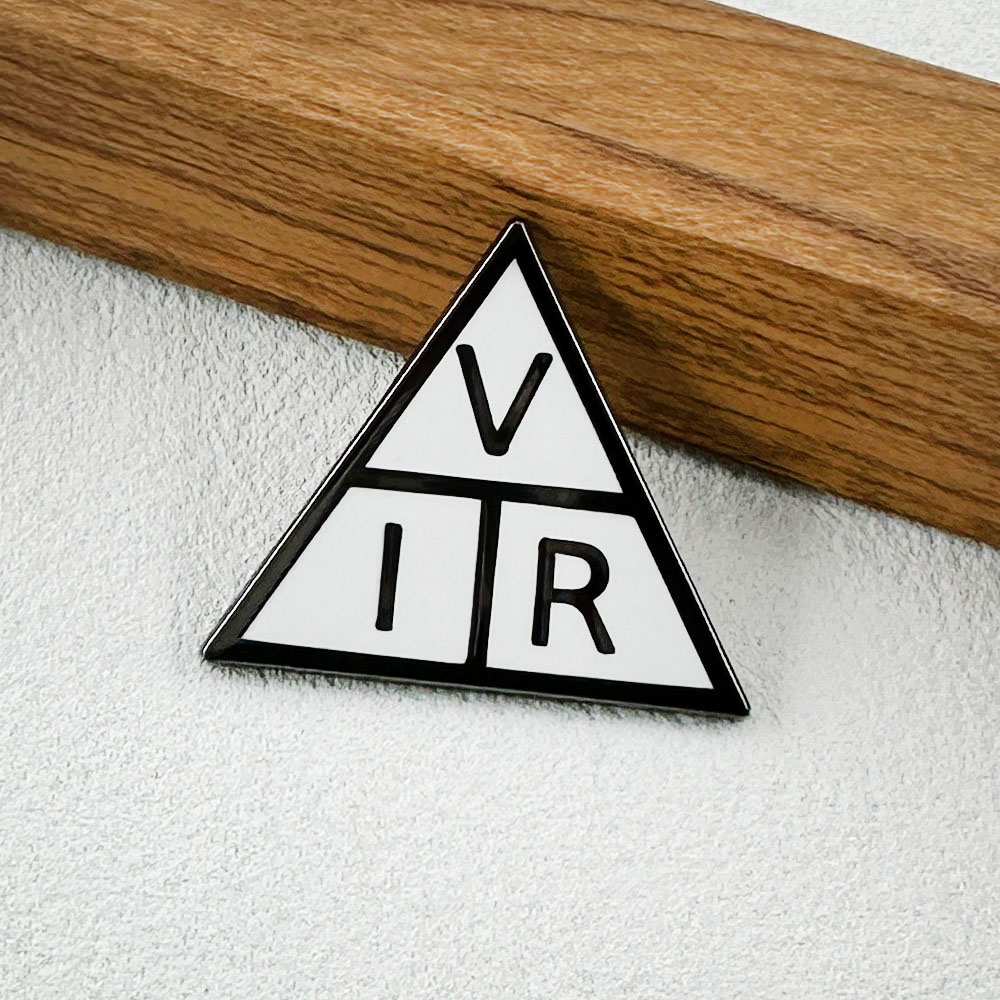 Ohm'S Law Triangle Brooch Phys - огляд і ціна Embroidery Initials