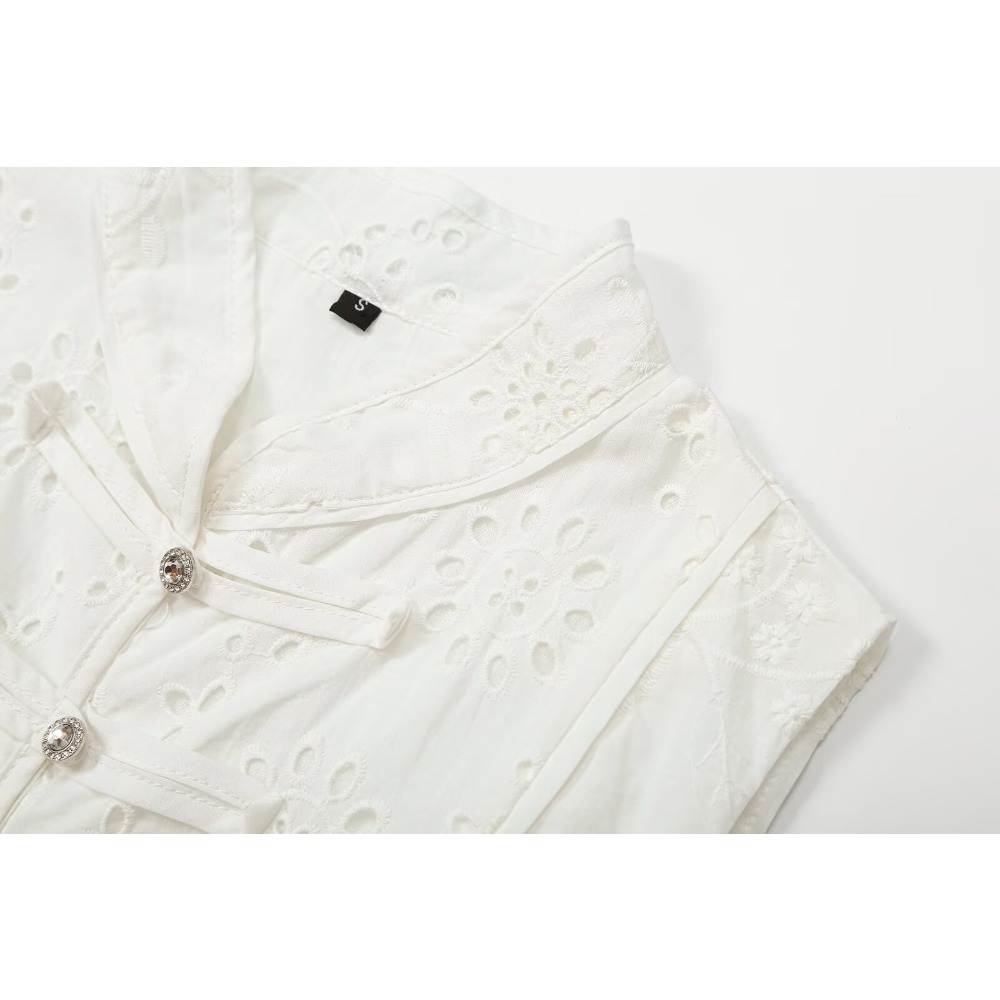 Women Embroidered Eyelet Skirt - огляд і ціна Embroidery Eyelet