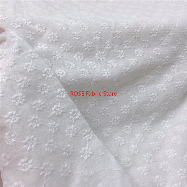 Cotton Embroidery Eyelet Fabri - огляд і ціна Embroidery Eyelet