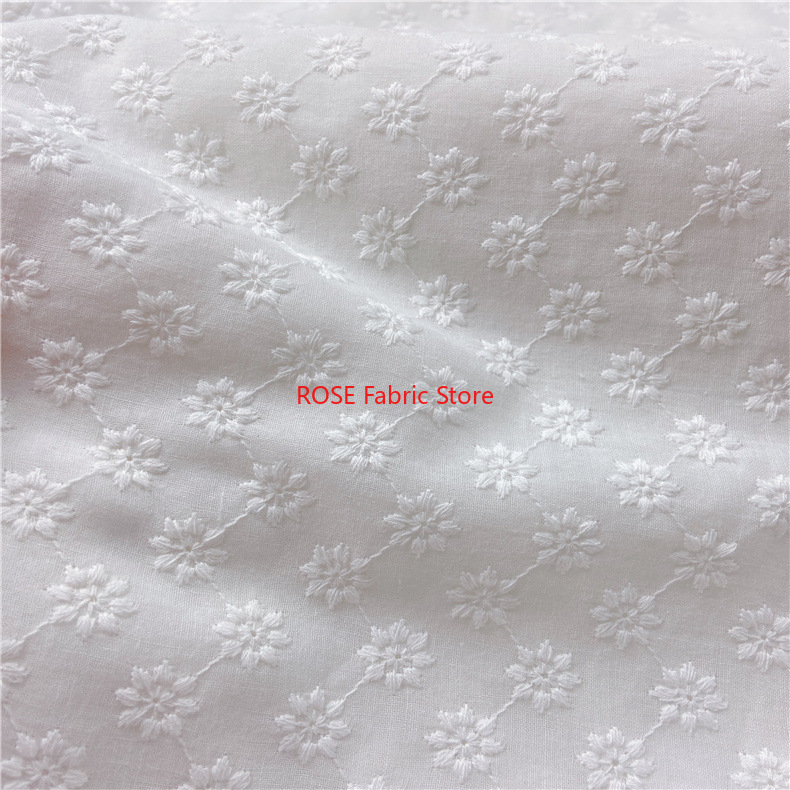 Cotton Embroidery Eyelet Fabri - огляд і ціна Embroidery Eyelet