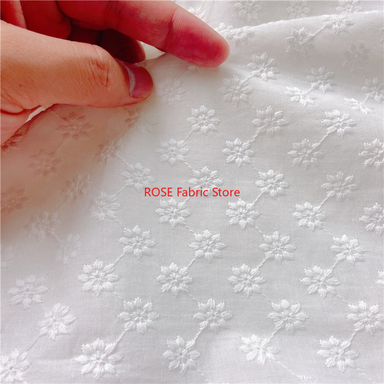 Cotton Embroidery Eyelet Fabri - огляд і ціна Embroidery Eyelet