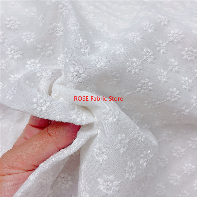 Cotton Embroidery Eyelet Fabri - огляд і ціна Embroidery Eyelet