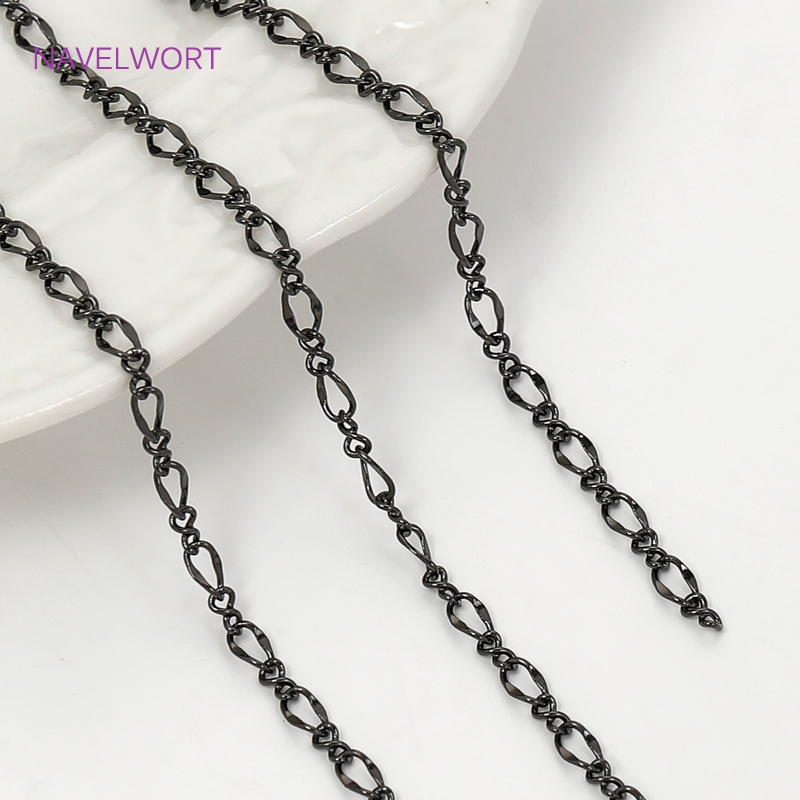 Black Color Oval Thin Chains F - огляд і ціна Embroidery Artwork