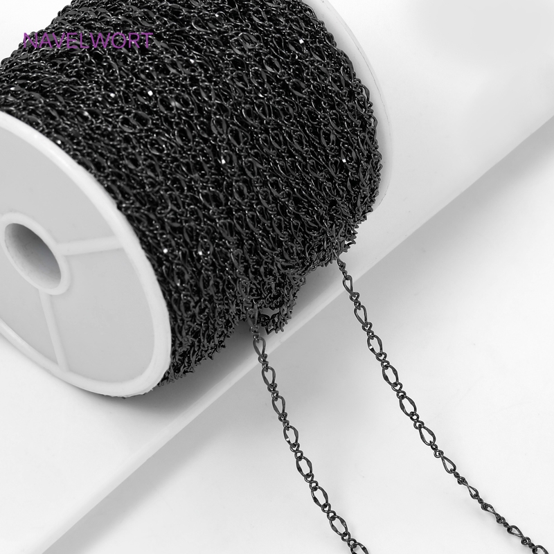 Black Color Oval Thin Chains F - огляд і ціна Embroidery Artwork