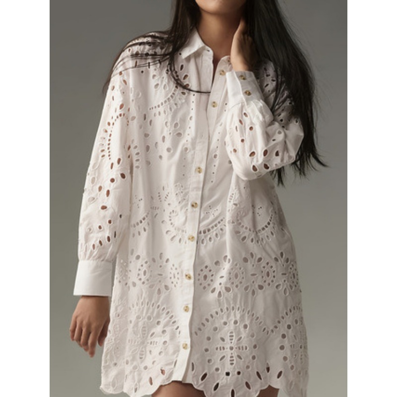 Women Solid Eyelet Embroidery  - огляд і ціна Embroidery Eyelet
