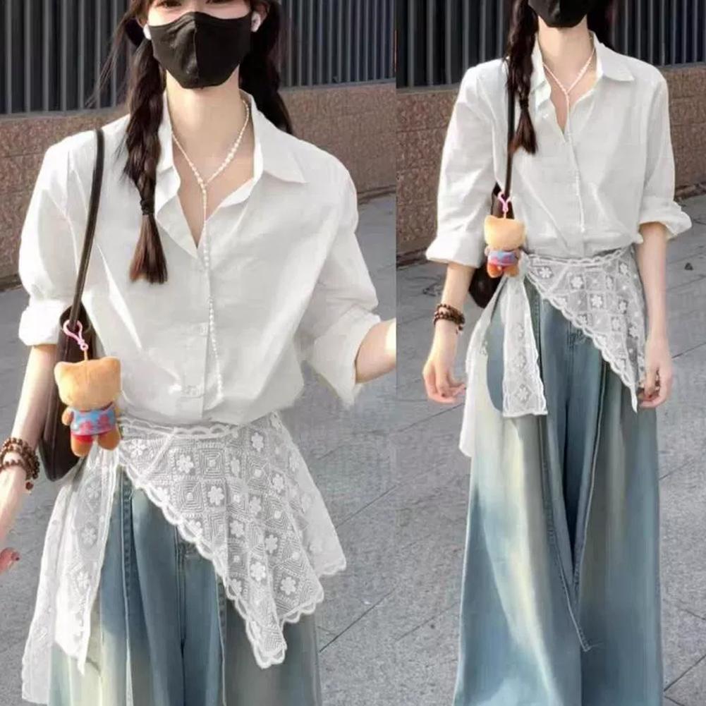 French Lace Shawl Scarf for Wo - огляд і ціна Embroidery Blouse