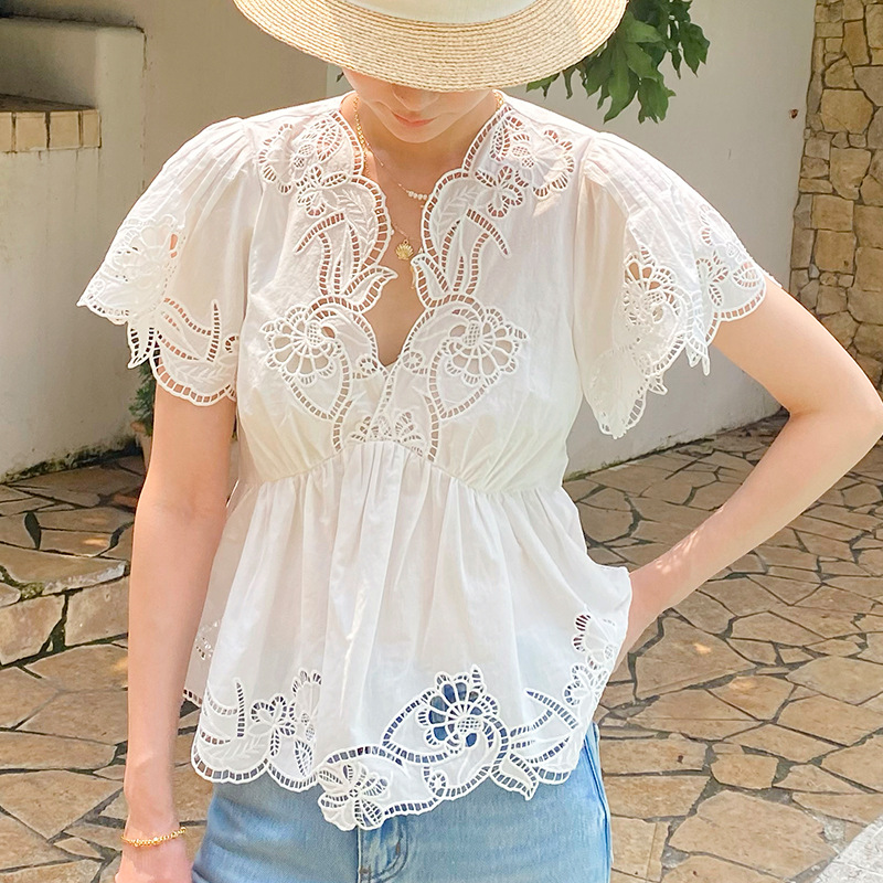 French Style Floral Eyelet Emb - огляд і ціна Embroidery Eyelet