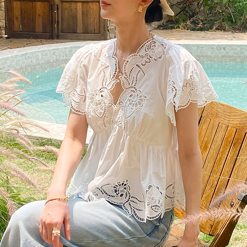 French Style Floral Eyelet Emb - огляд і ціна Embroidery Eyelet