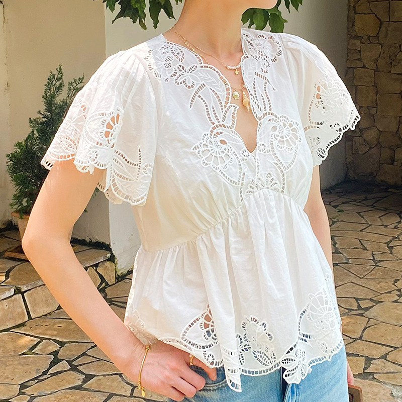 French Style Floral Eyelet Emb - огляд і ціна Embroidery Eyelet