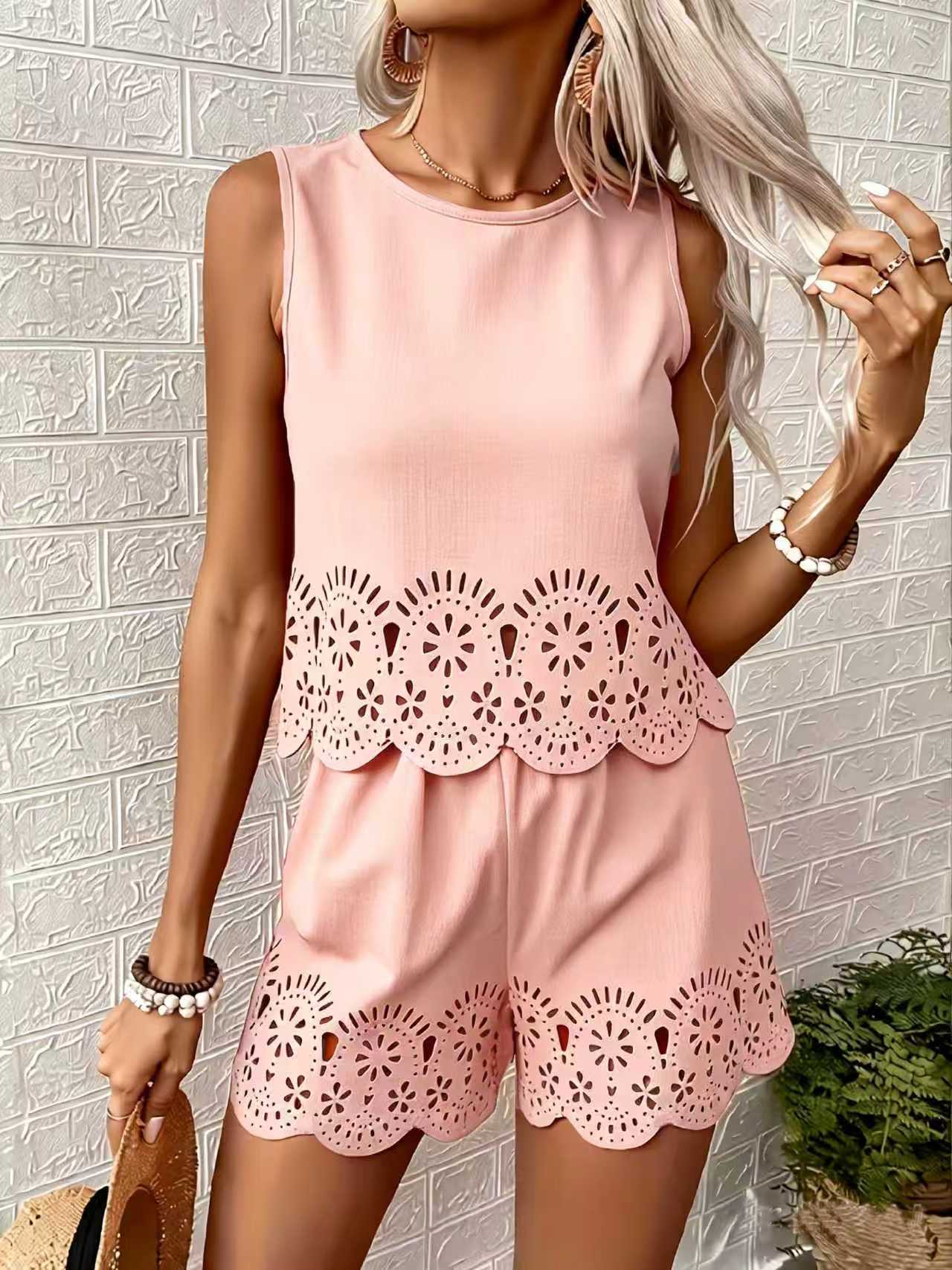 Elegant Casual Shorts Suit Spr - огляд і ціна Embroidery Class