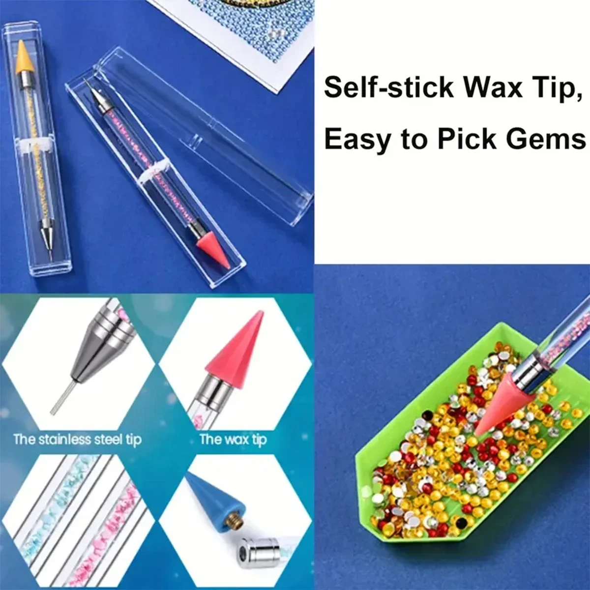 Waxless Diamond Painting Tool, - огляд і ціна Embroidery Artwork