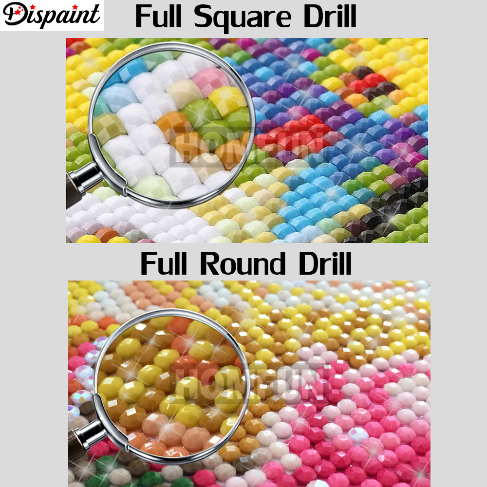 Dispaint Full Diamond Embroide - огляд і ціна Embroidery Roll Pattern