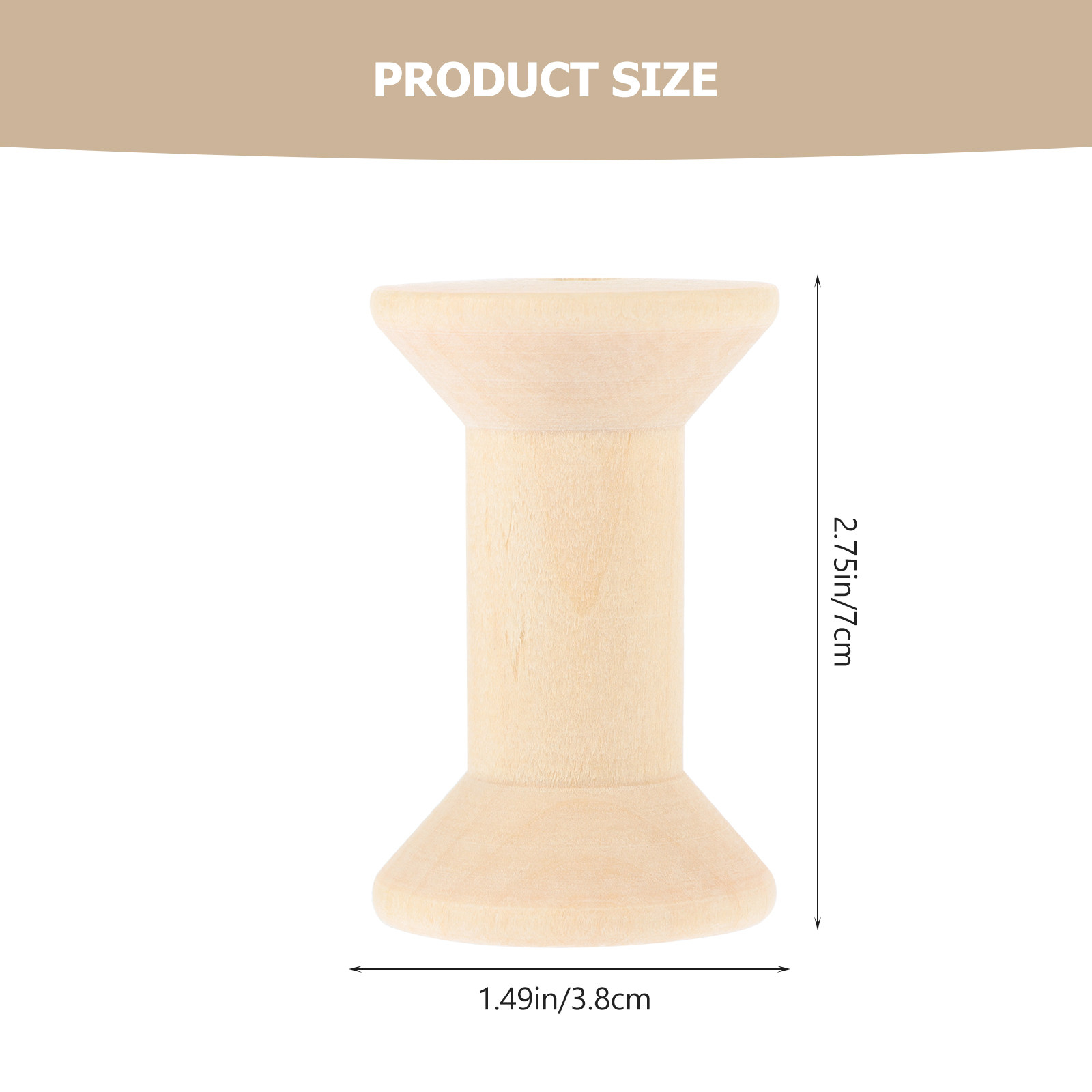 5Pcs Wooden Bobbins Smooth Pol - огляд і ціна Embroidery Thread Yarn