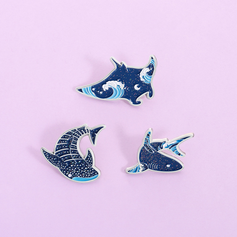Cartoon marine creatures Ename - огляд і ціна Embroidery Whale