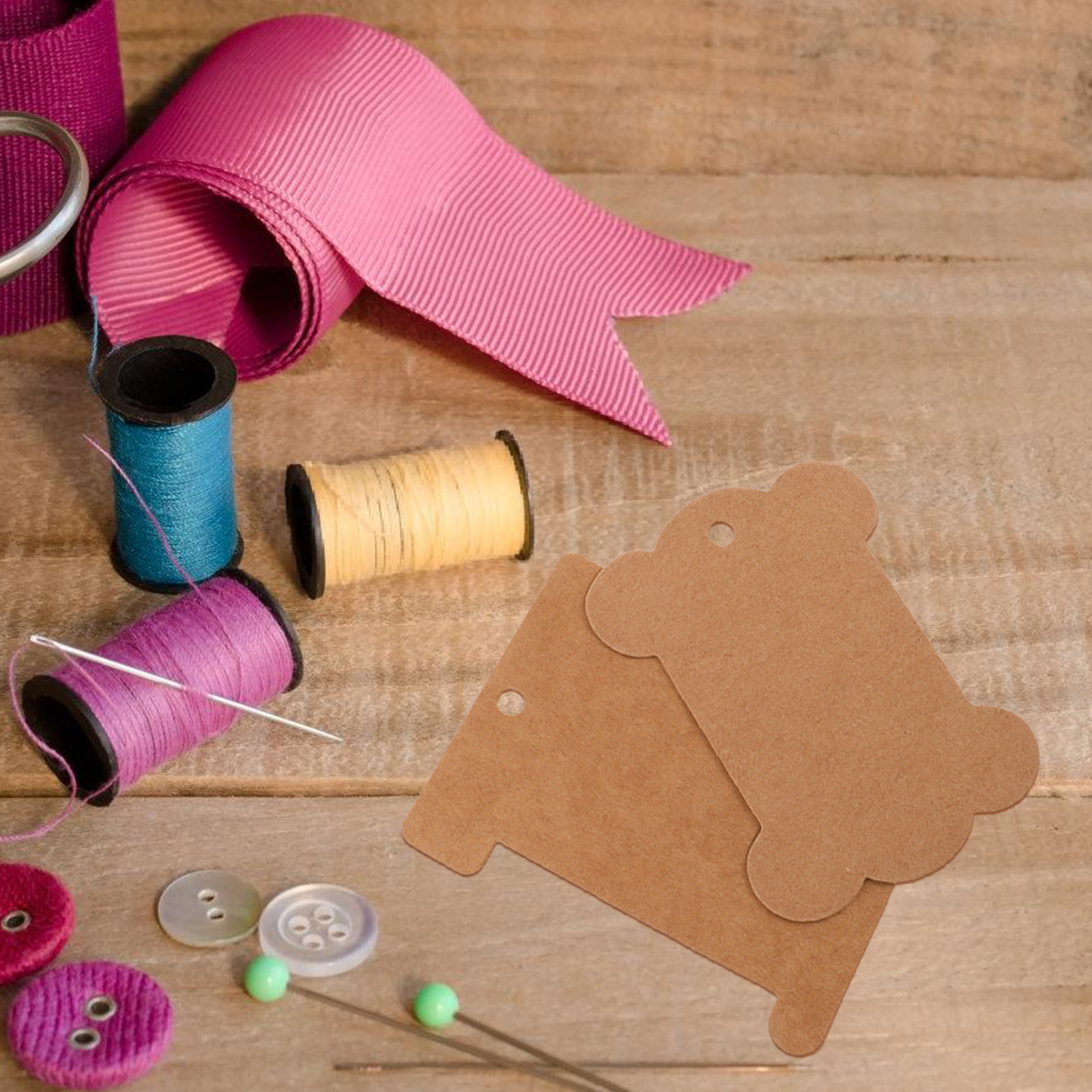 Kraft Paper Thread Holders 80P - огляд і ціна Embroidery Thread Yarn