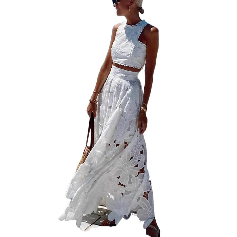 Women's White Floral Lace Embr - огляд і ціна Embroidery Class