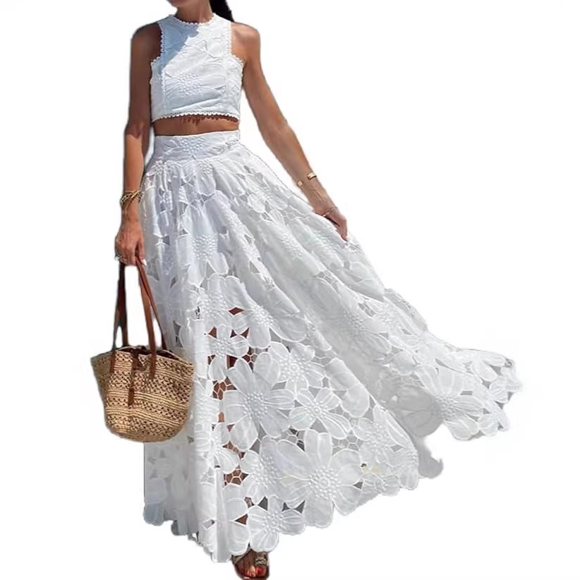 Women's White Floral Lace Embr - огляд і ціна Embroidery Class