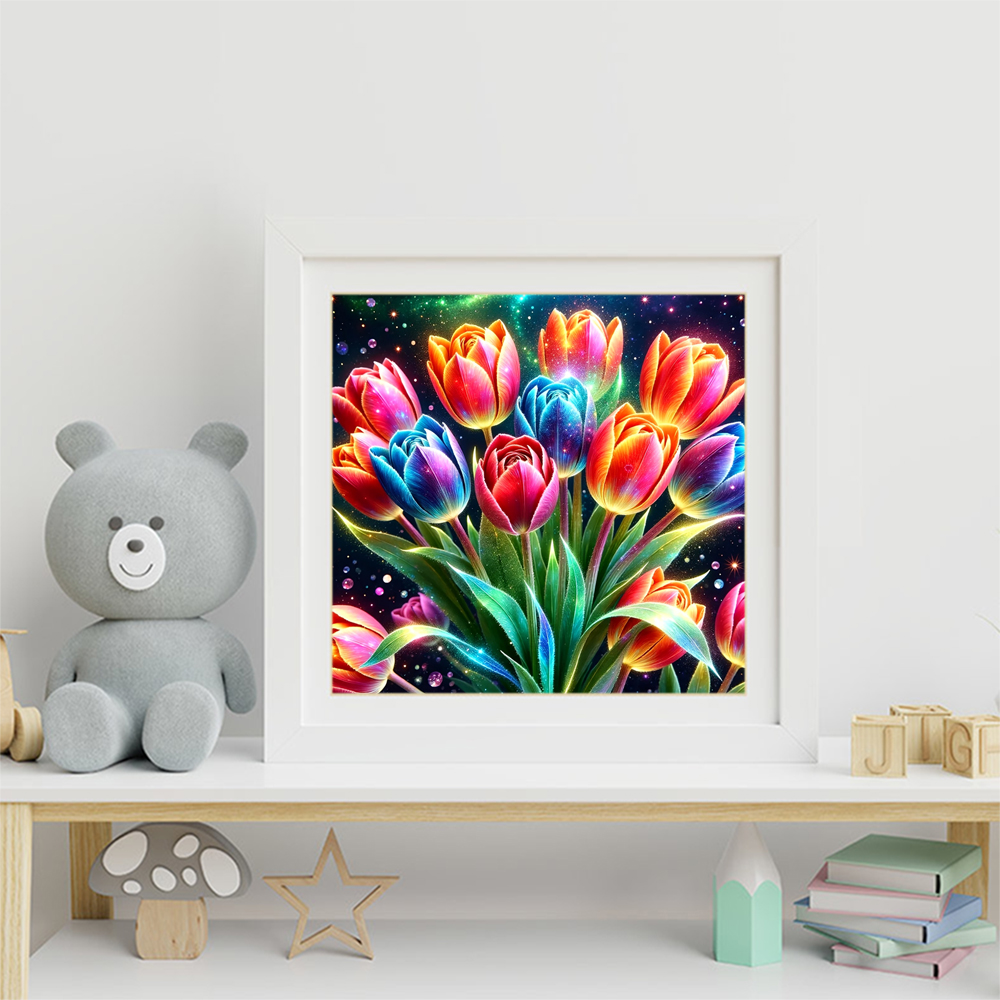 Diamond Mosaic Tulip Flower Su - огляд і ціна Embroidery Handicraft